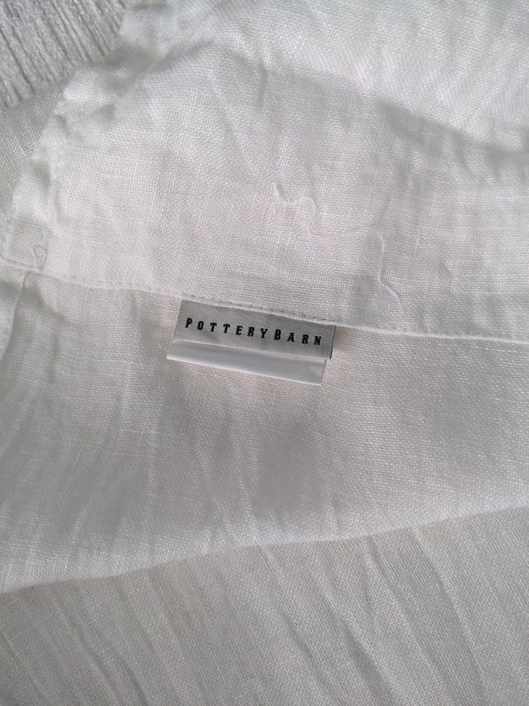 Pottery Barn Linen Curtains - 2 Panels