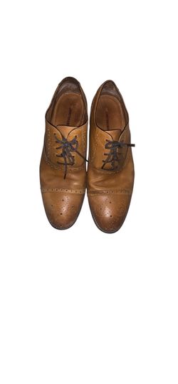 Johnston & Murphy Men’s Conard Cap Toe Leather Shoes Size 11.5 M lace up