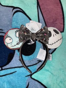 Jack Skellington loungefly - Minnie Mouse Disney adult ears