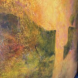 Massive Original Abstract on Canvas, 74.5”×70” 