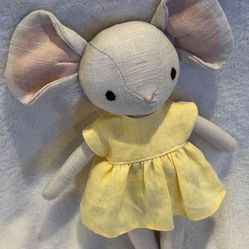 Mousey Girl Handmade Stuffed Doll