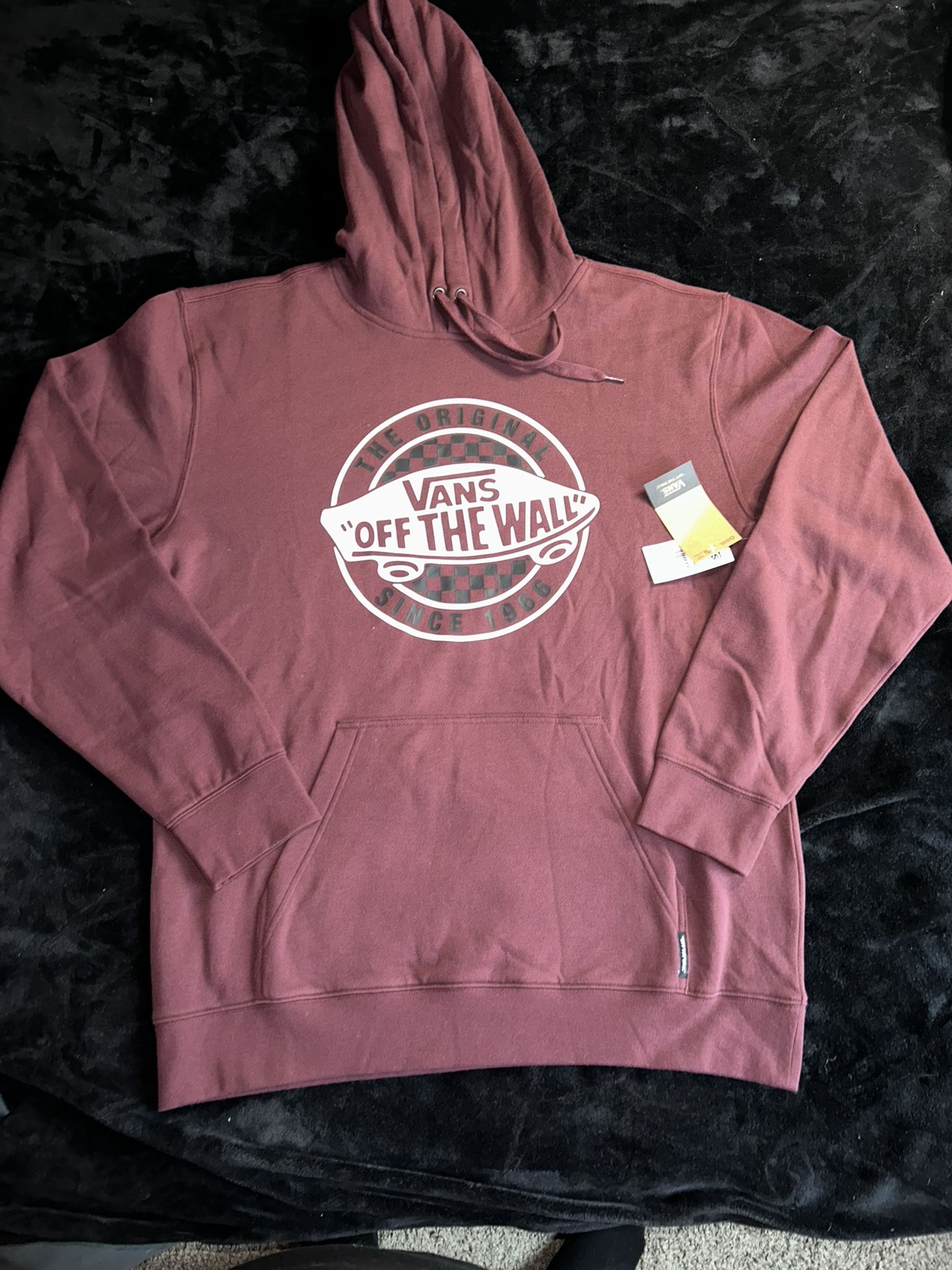 VANS HOODIE BURGUNDY 