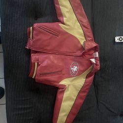 Vintage San Francisco 49ers G-III Youth Jacket - Faux Leather Varsity - Size 5-6