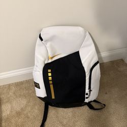 White Nike Elite Bookbag/Backpack