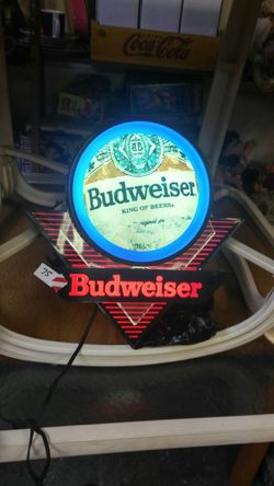 Budweiser sign
