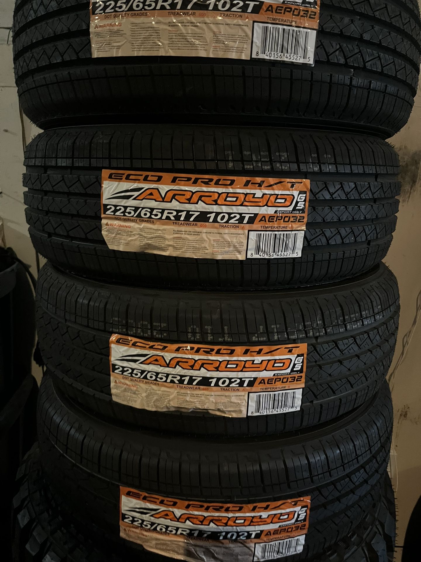 New Tires 225/65/17 Arroyo