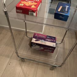 Clear Bar/Craft Cart 