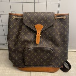 Vintage Leather Backpack 