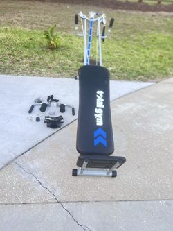 Total Gym APEX G3 Home Fitness Incline Weight Trainer with 8 Resistance Levels. Book has a couple torn binder rings and there are some minor scratches