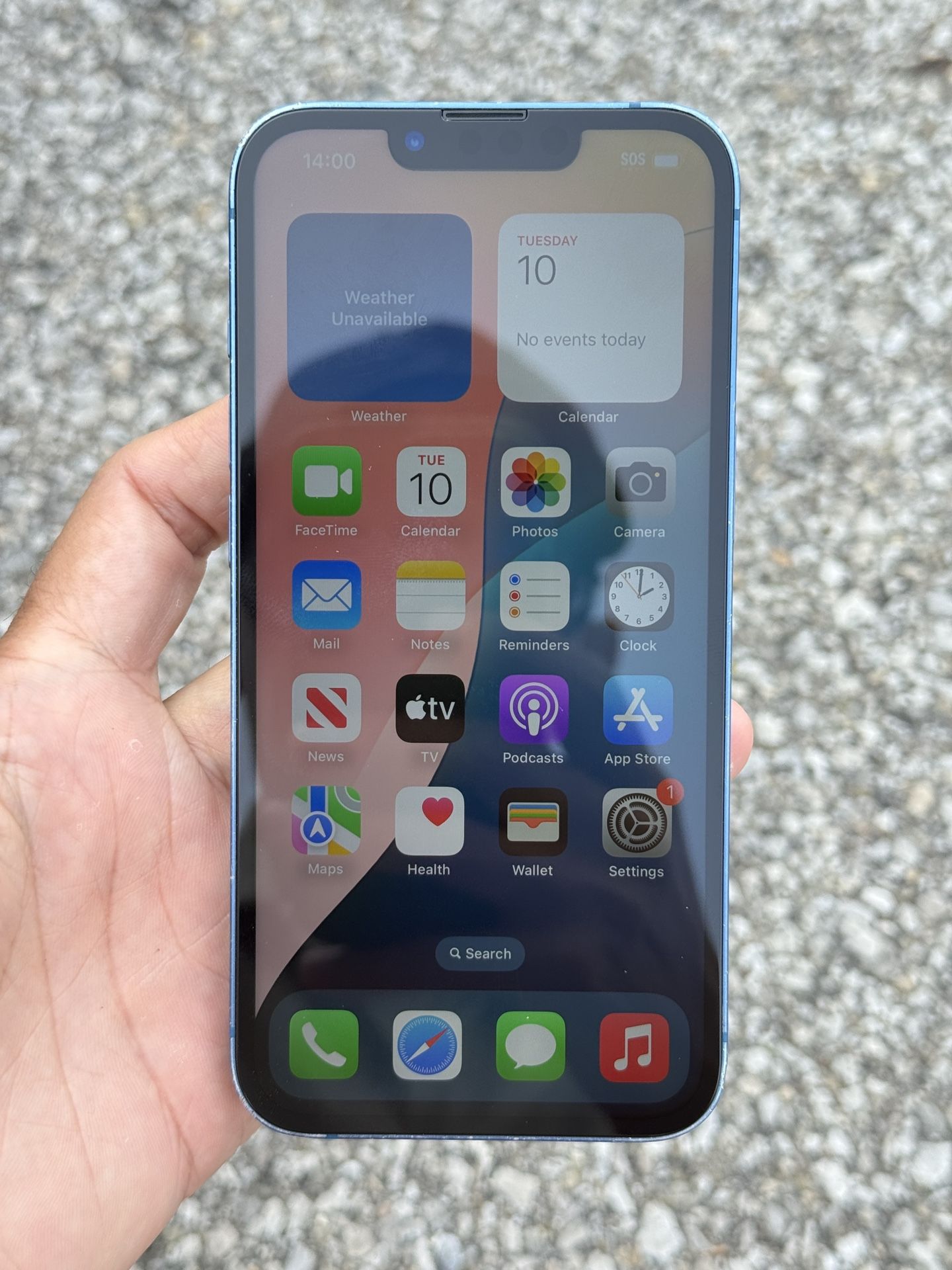Unlocked Apple iPhone 13 128GB Blue. | Battery Health 84% |