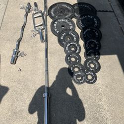 Olympic Weights Plus Barbells 