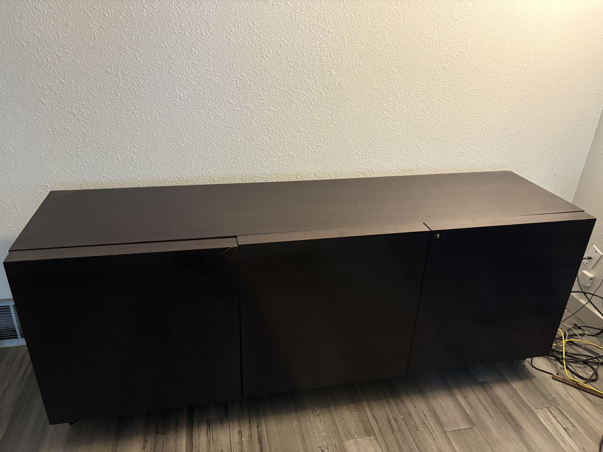 Italian Solid Wood Media Cabinet