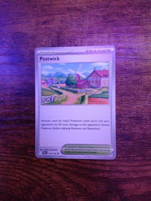 Postwick 154/159 Pokemon Card