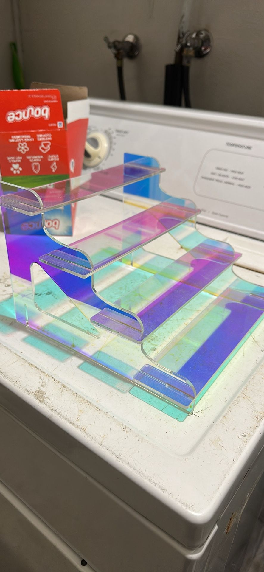 Iridescent Perfume Stand