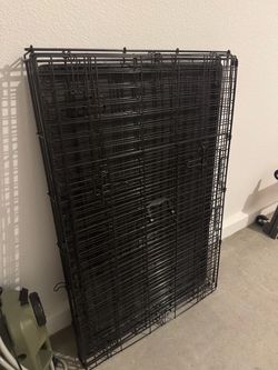 42” large dog crate
