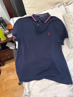 Polo Slim Fit Shirt Mens Medium $30 Ralph Lauren