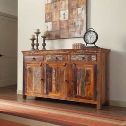 Brand New Reclaimed Wood Cabinet — Handcrafted India