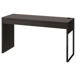 Ikea MICKE Desk + Side Drawer