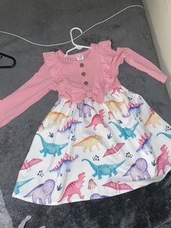 Toddler Girl Dinosaur Dress