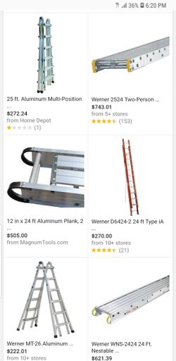 Werner extension ladder