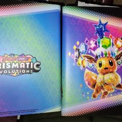 $100 For 2 Pokemon Scarlet & Violet Prismatic Evolution Binder(s) Collection