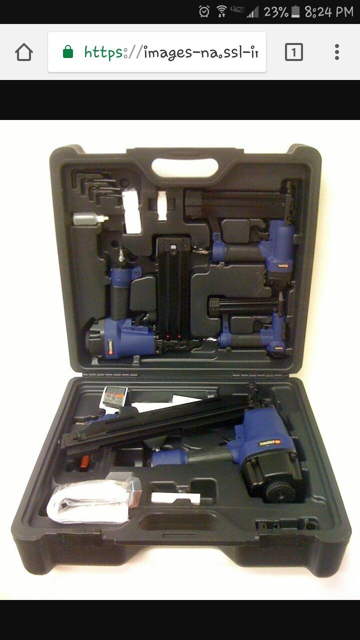 Campbell Hausfeld 5 piece nail gun set....CHEAP