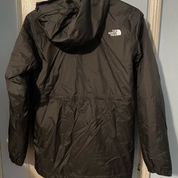 Black North Face windbreaker