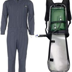 COMPCOOLER Backpack Full Body Cooling System, 3L Detachable Bladder, 7.4V battery operated (Small)

