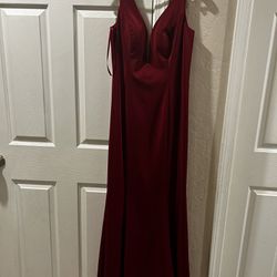 Formal Burgundy dress