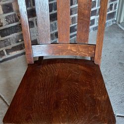 Old Sewing Nursing Quilting Playing Instruments Armless Oak Rocking Chair