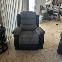 Grey/Black/ Charcoal Couch Love seat 