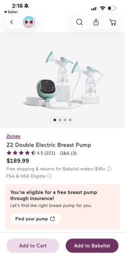 Zoome Breast pump