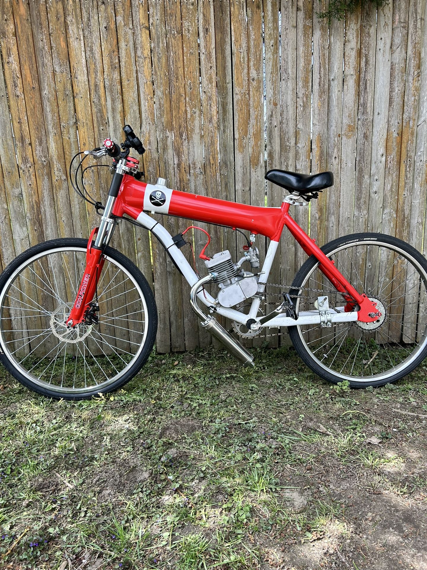 Two-stroke motorized bike