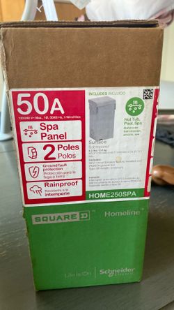 Square D spa panel