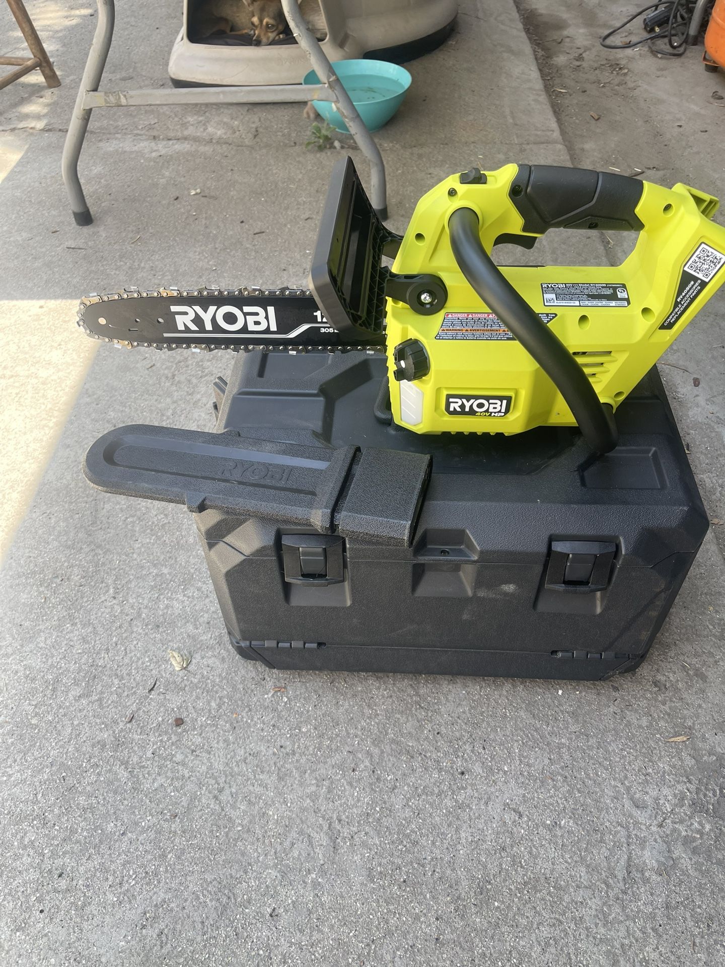 RYOBI 40V HP 12 in. Top Handle Chainsaw