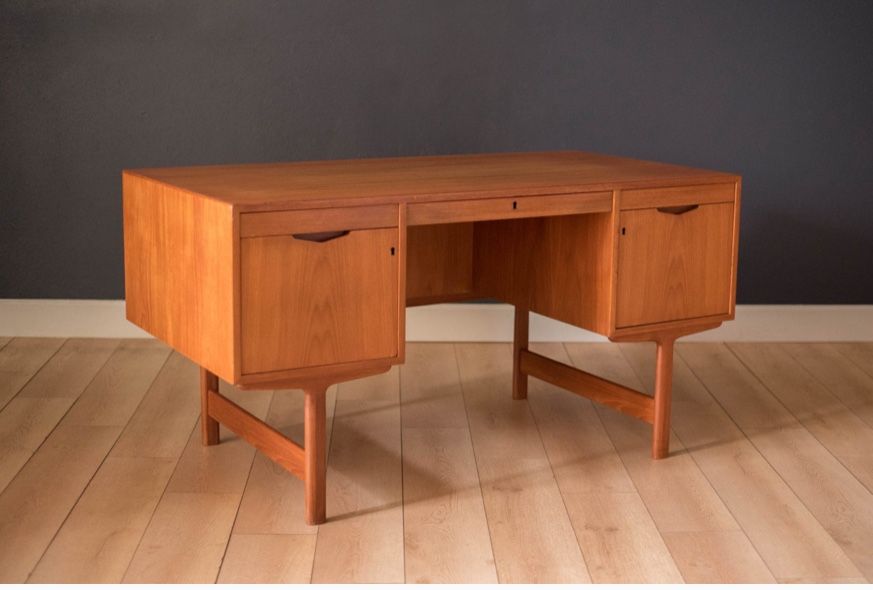 Teak Aase Mobler Midcentury Modern Desk