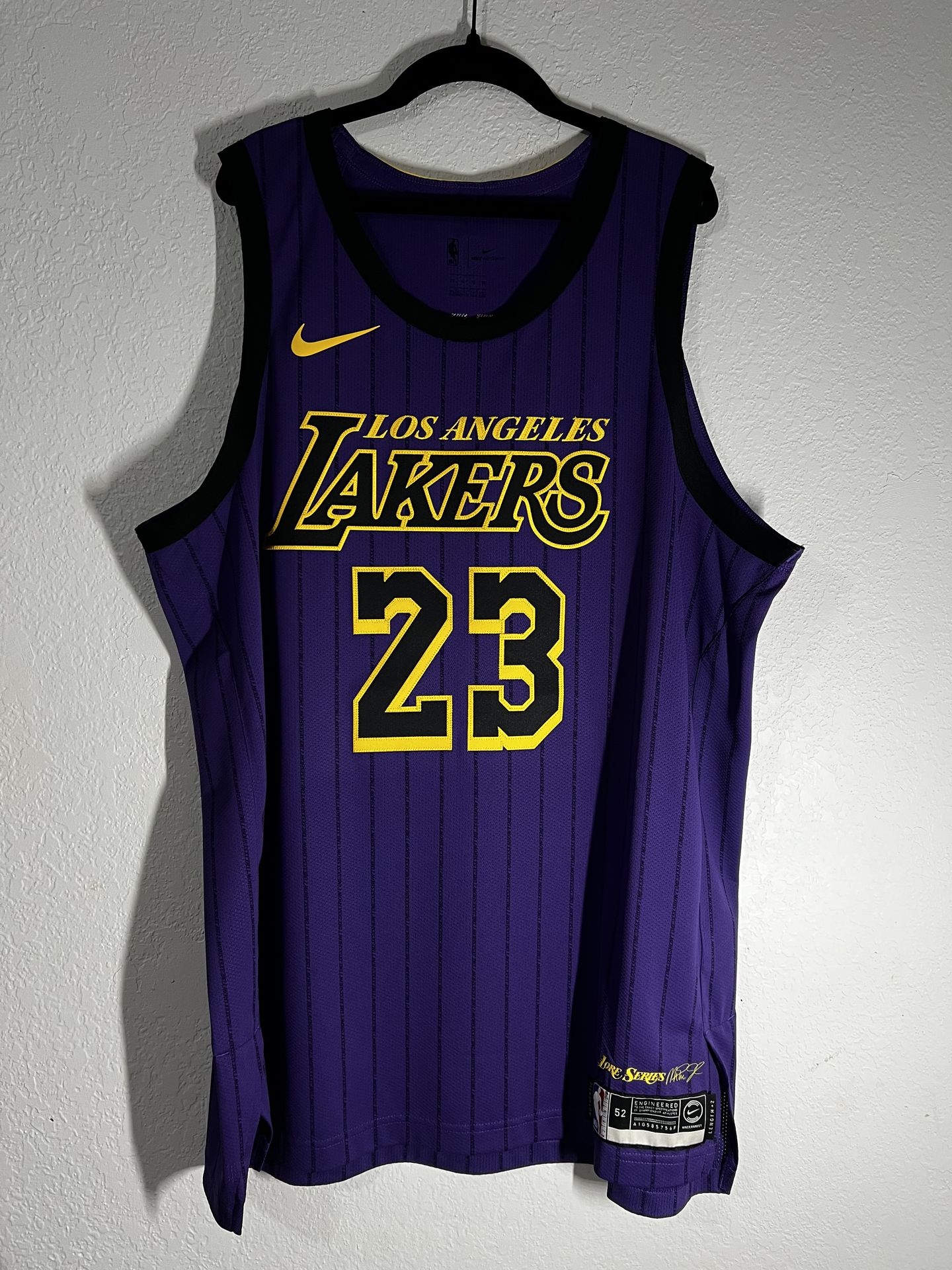 LeBron James Lakers 2018 City Edition Authentic Jersey