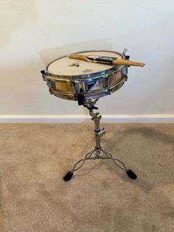 Remo 13” Touchmaster piccolo snare drum 2.5” deep good condition stand sticks key $125 cash 2401 N. Euclid Ave Upland 91784