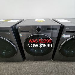 Ventless Washer Dryer Combo LG All In One 5.0 Cu. Ft. Mega Capacity With Inverter