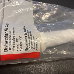 Me Dish Washer Air Gap  No -43     New Never Open On Sale For Just 2.00