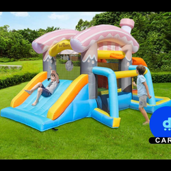 Doctor Dolphin Inflatable Bounce House for Kids Toddle Bouncy