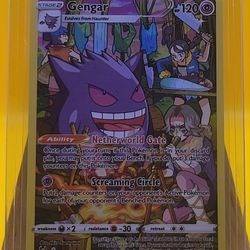Gengar TG06/TG30 Swsh11: Lost Origin Trainer Gallery Holo, Pokemon, VLP/NM