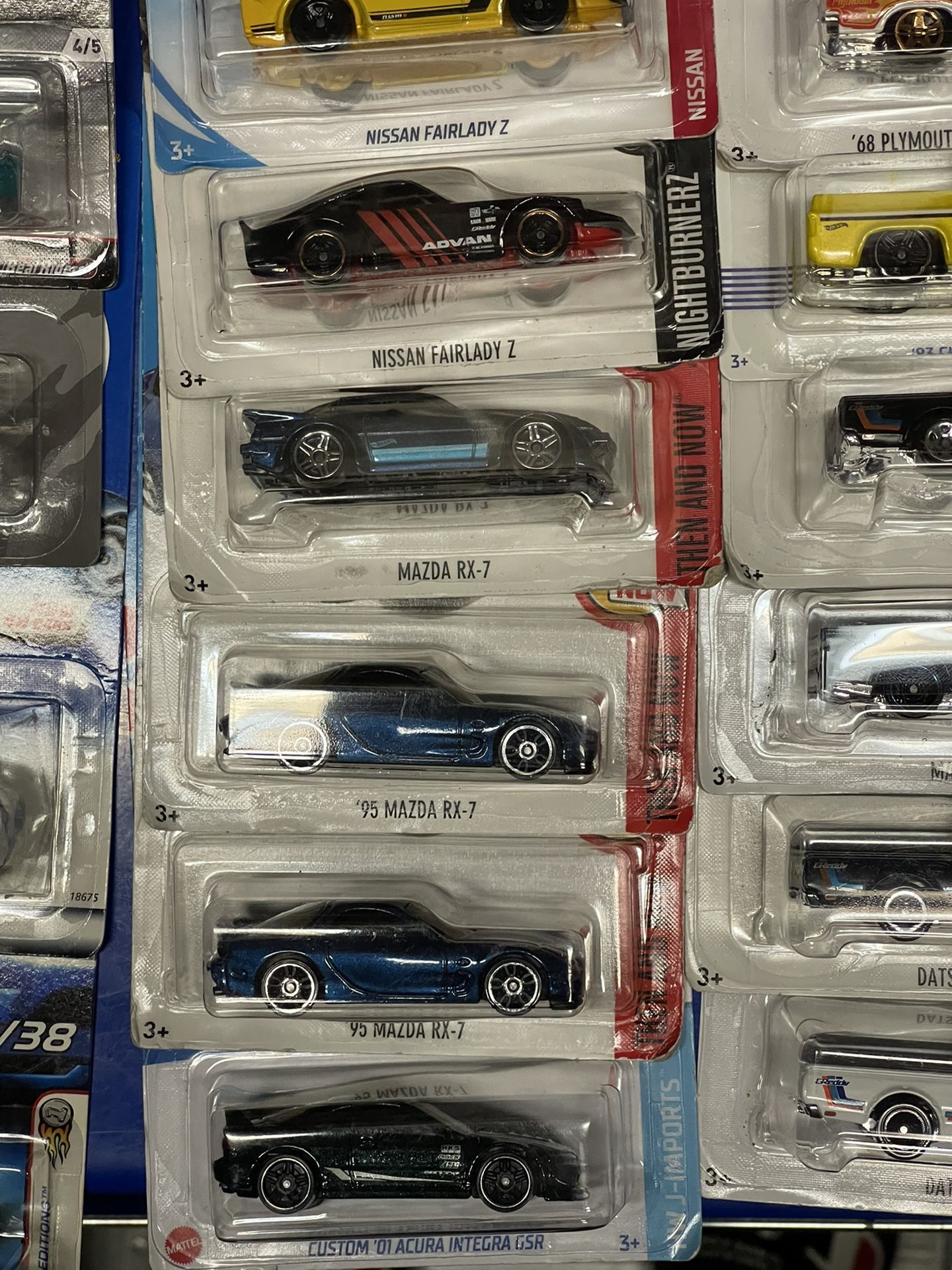 Hotwheels All Different Years