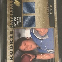 Matthew Stafford Graded Rookie 