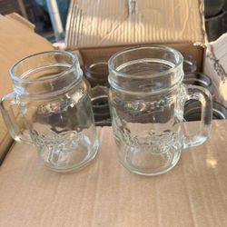 Glass Cup With Handle. Box W/48