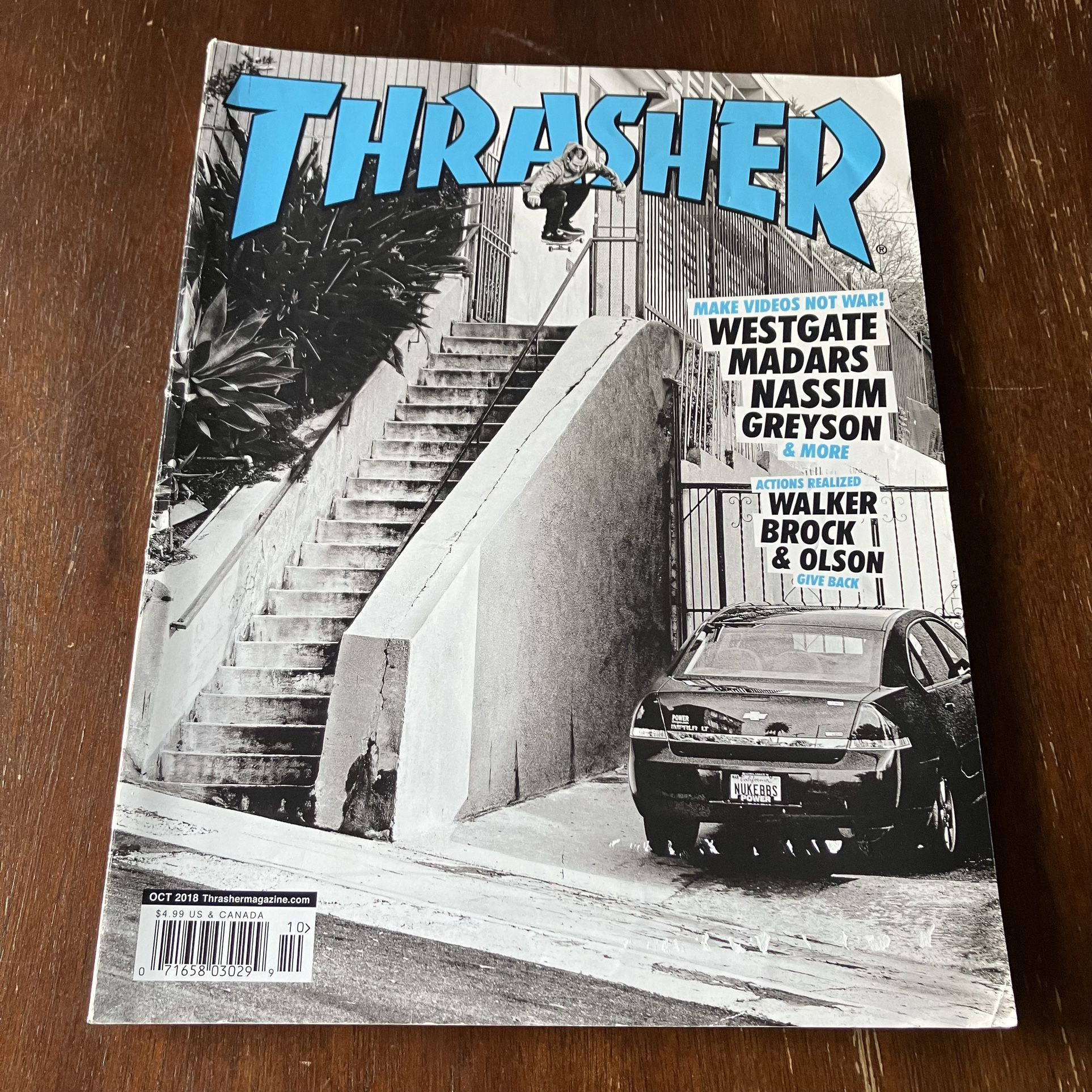 Thrasher Magazine Brandon Westgate Cover
