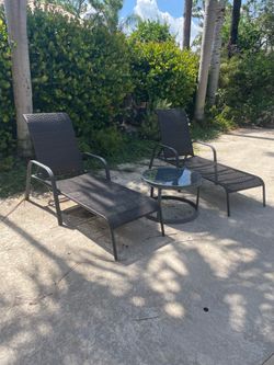 Adjustable Outdoor Chaise Lounges