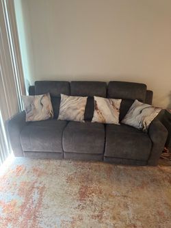 Dark Gray Sofa Set for Sale