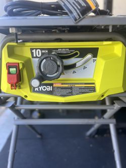 Ryobi 10” Table Saw with Stand – Like New