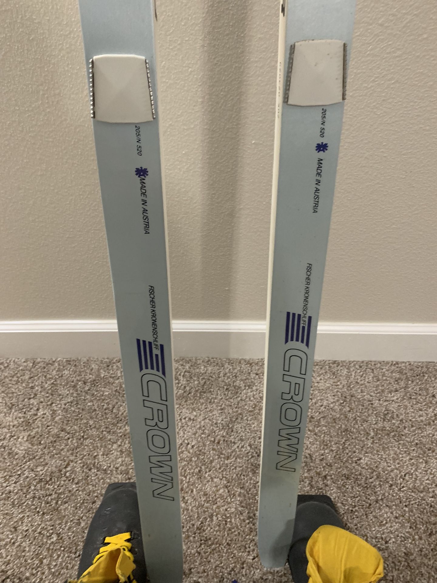 Cross Country 750 Fischer Air Core Touring Crown Skis 205cm, Men’s Size